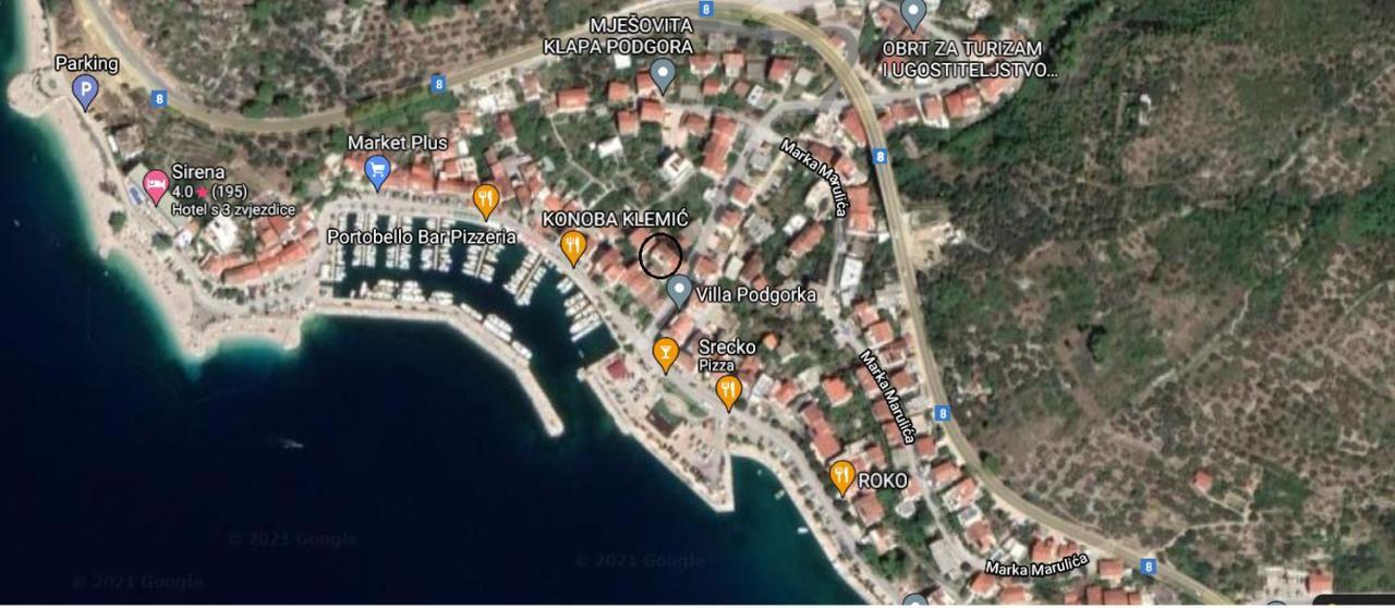 Apartman Andela Подгора Экстерьер фото